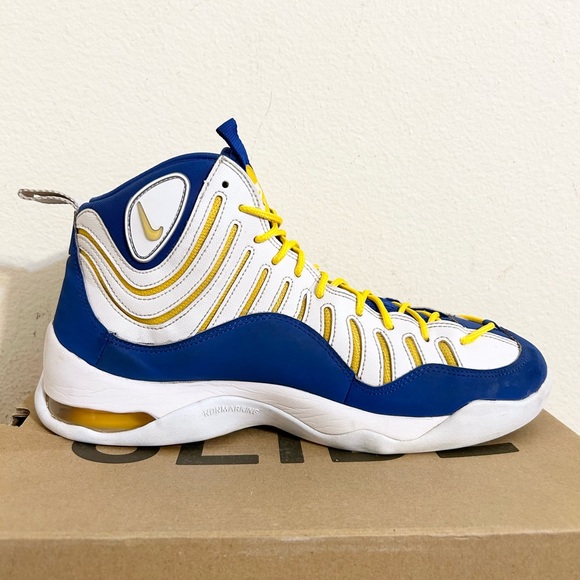 Nike Air Bakin Golden State Warriors Size 11 316383-402 2014 - Picture 3 of 10